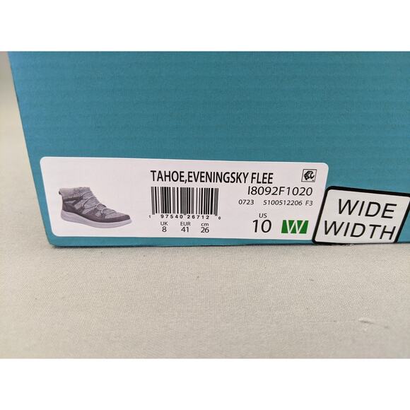 BZees Womens Tahoe Washable Comfort Ankle Boots Evening Sky Fleece 10 W - Picture 8 of 9